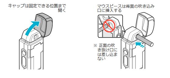 ストローを差し込む